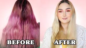 removing hair dye no bleach