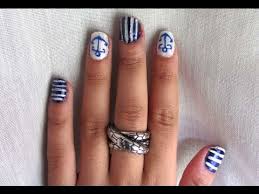 Uñas hermosas uñas náuticas uñas artísticas uñas decoradas uñas de gel bonitas uñas japonesas fan de las uñas decoración de uñas. Decoracion De Unas Marineras Youtube