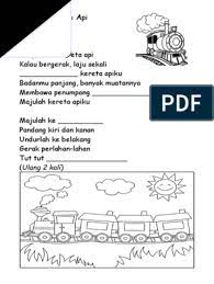 Kebetulan sudah lama juga tidak naik kereta api. Lirik Lagu Tut Tut Kereta Apiku Tahun 3