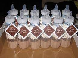 Baby Bottle Baby Shower Ideas B Lovely Events Baby Shower Favors Diy Winter Wonderland Baby Shower Baby Shower Party Favors