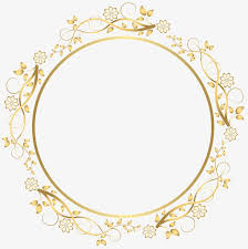 Round French Border Png Pictures Floral Border Flower Frame Ornament Frame