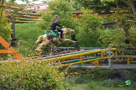 Steeplechase is located within blackpool pleasure beach. Steeplechase Pleasure Beach Blackpool Freizeitpark Welt De