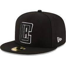 The clippers compete in the national basketball association (nba). La Clippers New Era Black White Logo 59fifty Fitted Hat Black