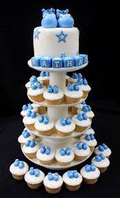 Moss Denver Loves Baby Showers Here Are Adorable Ideas For Your Boy Or Girl B Baby Shower Cupcake Cake Baby Shower Cupcakes For Boy Baby Shower Cakes For Boys