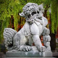 Shishi Chinese Guardian Lion Chinese Lion Statue Guardian Lion Stone Lion