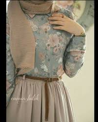 Simple Vintage Hijab Muslim Fashion Outfits Clothes For Women Muslim Fashion