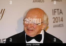 Dublin, Ireland. 5th April 2014. Irish actor Peter Coonan (right) and his  girlfriend Kim O'Driscoll (left) pose for the cameras