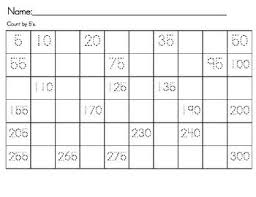 Count By 2s 3s 5s 10s Trace Numbers Notice Patterns