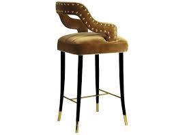 Mid Century Bar Chairs By Ottiu Beyond Upholstery Luxury Bar Chairs Bar Chairs White Lounge Chair Cafe Chairs