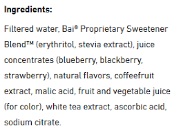 2 grams of (net) carbs?… i see 12 grams of carbs and 10 grams of erythritol carbs. Science Behind Bai Antioxidant Infusion Geg Research And Consulting