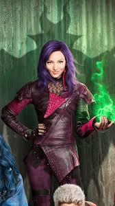 While starring on the show, cameron also took on the role of mal, maleficent's daughter, in the descendants franchise, which premiered in 2015 and will be releasing its third and. Descendants Mal And Evie Wallpapers Wallpaper Cave