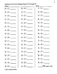 Subtraction Timed Tests 16 Tests Put Into 4 Levels With 4 Versions Each Level Math Timed Tests Math Addition Worksheets First Grade Math Worksheets