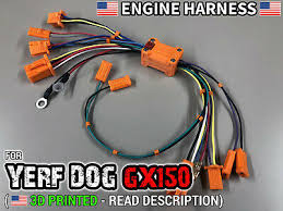 These are so many great picture list that may become your ideas and informational reason for gy6 150cc stator wiring diagram design ideas on your own collections. Engine Wiring Harness For Yerf Dog Gx150 Spiderbox Gy6 Kart Buggy Ac Fired Ebay