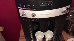 If you grind the beans yourself, change the setting so the grinds are a. How To Make Two Cups Of Espresso Out Of Coffee Beans With Delonghi Coffee Machine Esam Magnifica Diy Youtube