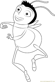 Honey bee coloring pages printable. Dancing Bee Coloring Page For Kids Free Bee Movie Printable Coloring Pages Online For Kids Coloringpages101 Com Coloring Pages For Kids