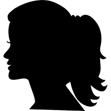 Beauty hair salon wall decal decor curly hair by vinylwallartworks. Side View Shape Woman People Female Silhouette Silhouettes Hair Hair Salon Head Icon