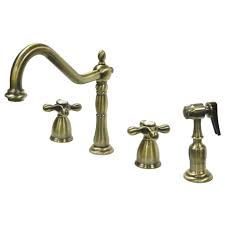 antique brass cross handle kitchen
