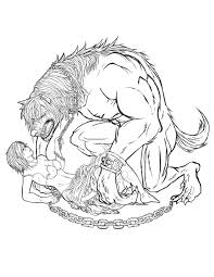 118 best goth coloring page images on pinterest. Pin On Werewolf 004