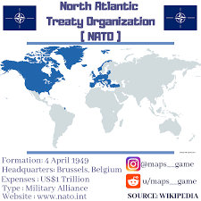 Nato is the north atlantic treaty organization. Nato Countries Full Post Link In Comments For More Info On It Mapporn