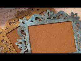 Diy picture frame from cardboard and chocolate wrappers : Diy Handmade Vintage Photo Frame Recycled Cardboard Step By Step Youtube Vintage Frames Diy Cardboard Photo Frame Diy Projects Vintage