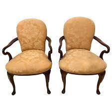 Our amish made queen anne style chairs will add an air of magnificence to your home while still allowing for today's more casually refined lifestyle. Pair Of Queen Anne Style Open Armchairs Or Bergeres For Sale At 1stdibs