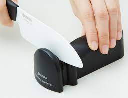 They work similarly to knives, but in a more convenient and safe way. Diamond Roll Sharpener Ceramic Kitchen Knives And Tools Kyocera Asia Pacific