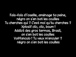 Je ne vois pas ou est le problème et franchement on s'en bas le couill*s que tu connaisses wade macky est feticheur et wade le batisseur. La Fouine On S En Bat Les Couilles Ft Mac Tyer Paroles Youtube