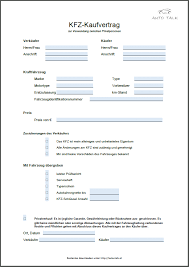 Das pdf ist digital ausfüllbar und in neuem design. Kfz Kaufvertrag Auto Talk