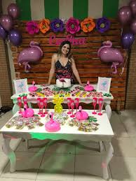Pin De Marluce Festas Personalizad Em Decoracion De Fiestas Festa De Aniversario Decoracao Decoracao Festa Flamingo Festa De Aniversario Flamingo