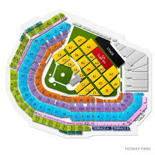 29 Specific Fenway Seating Chart Pearl Jam