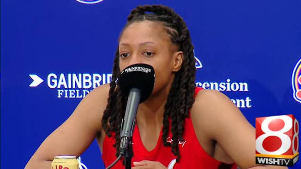 a game-high 30 points from Kelsey Mitchell against the Mercury.  FeverVote.com ⭐