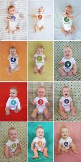 ideas de sesion de fotos a bebes mes a mes baby month by month monthly baby photos baby photos