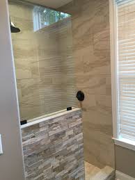 Walk In Shower No Door Shower Remodel Diy Bathroom Remodel Small Bathroom Remodel