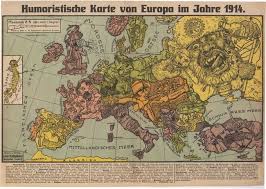 Nutzen sie den stepmap editor um eigene europa landkarten zu erstellen! Old World Auctions Auction 145 Lot 436 Humoristische Karte Von Europa Im Jahre 1914