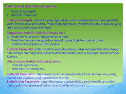 Statistik data bisa di sederhanakan menjadi kompleks yang mana datanya yang dimengerti. Contoh Statistika Deskriptif Dan Inferensial Dalam Kehidupan Sehari Hari Dapatkan Contoh