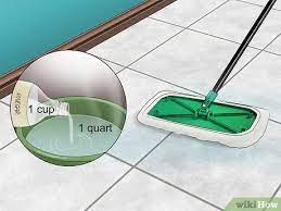 Now that you know how to clean your grout, make sure to maintain the look with regular cleaning. 4 Ways To Clean Grout Off Tile Wikihow