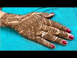 Traditional Marwari Dulhan Henna Mehndi Design Rajasthani Style Full Hand Bridal Mehendi Youtube Mehndi Designs Henna Mehndi Design Back Henna