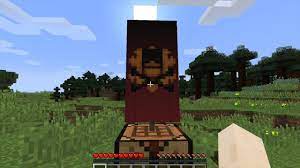 I painted that minecraft skull painting in real life. Minecraft Flaming Skull Banner Tutorial Youtube