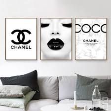 Fashion Set Of 3 Black And White Inspired By Coco Chanel Quote Fashion Typography Gallery Wall Art Print Picture Poster 41 Chanel Wall Art Chanel Room Fashion Wall Art