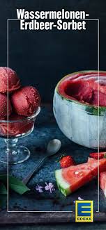 Wassermelonen Erdbeer Sorbet Rezept Edeka Rezept Erdbeer Sorbet Sorbet Rezepte Rezepte
