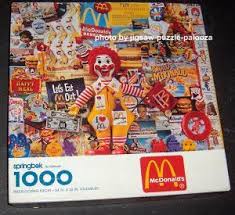 Tune in to the memories. Springbok 1000 Piece Jigsaw Puzzle Mcdonald S Restaurants Pzl6166 Golden Arches Ronald Complete 14 Jigsaw Puzzles Happy Meal Toys Puzzle Art