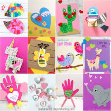 Handmade greeting card valentine's day is ready to give your love. 35 Valentine S Day Crafts For Kids The Joy Of Sharing