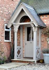 Colourful front doors to houses. The English Porch Company Richmond Porch Made To Any Size Made To Order Cottage Front Doors Facade House Porch Design