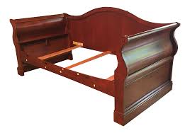 Classique cherry wood twin daybed by acme. Wood Twin Sleigh Daybed Frame Chairish