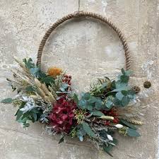 The tin wire stems on the flowers are easy to bend and cut making them ideal for diy decors like bouquets, boutonnieres, corsages, centerpieces, decorative accents, cake flowers, and more. Dried Floral Foliage Wreath Flowers Of Bath