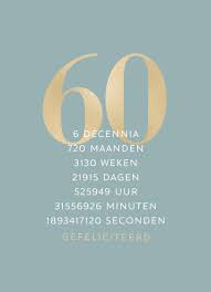 Kaarten Verjaardag Leeftijden Verjaardagskaart 60 Jaar Hallmark