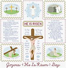 Free stitching pattern creator and generator. Joyous He Is Risen Day Cross Stitch Pattern By Susan Saltzgiver Crosstitch Com