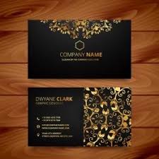 Diagonal lines pattern and golden chaotic dots circle. Free Luxury Name Card With Golden Ornaments Template Elegant Business Cards Design Visiting Card Design Name Card Design
