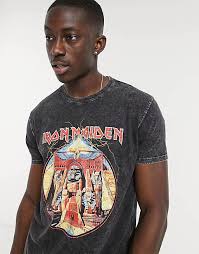 69 best images about jollyranchers on pinterest, steel. Bershka Iron Maiden T Shirt In Grau Mit Print Asos