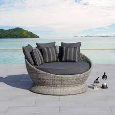 Latitude Run Dantoni Brisbane Patio Daybed With Cushions In 2020 Patio Daybed Outdoor Daybed Outdoor Sofa